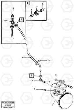 88363 Compressor horn A25B A25B, Volvo Construction Equipment