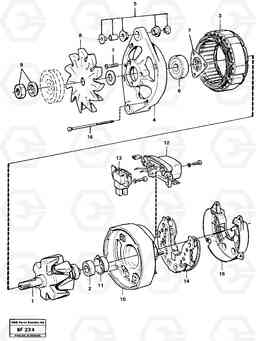 4325 Alternator A25B A25B, Volvo Construction Equipment