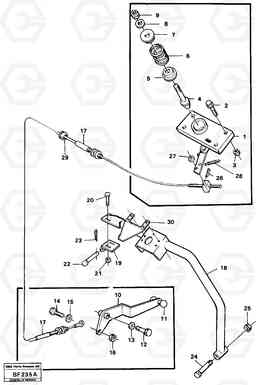 85389 Hood lock A25B A25B, Volvo Construction Equipment