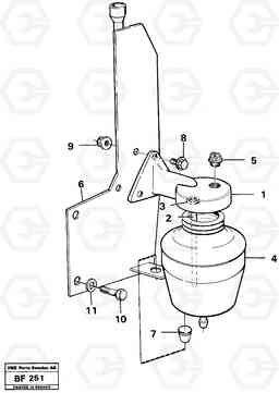 46876 Anti-freeze reservoir A25B A25B, Volvo Construction Equipment