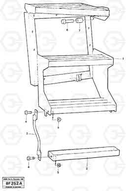 86410 Running board A25B A25B, Volvo Construction Equipment