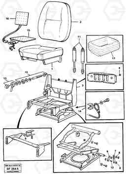 21843 Operator's seat A25B A25B, Volvo Construction Equipment