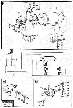 86715 Brake system Trailer 6 X 6 A25B A25B, Volvo Construction Equipment