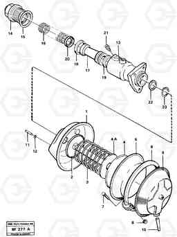 8441 Brake servo A25B A25B, Volvo Construction Equipment