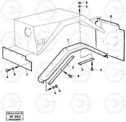 87886 Broader mudguards 2,7 m A25B A25B, Volvo Construction Equipment