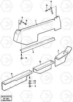 21848 Wheel-housing plates A25B A25B, Volvo Construction Equipment