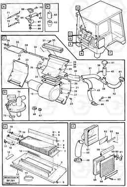 89053 Cab ventilation A25B A25B, Volvo Construction Equipment