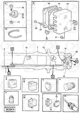 42707 Cable harnesses, rear A25B A25B, Volvo Construction Equipment