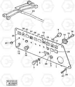 103162 Instrument panel Right A25B A25B, Volvo Construction Equipment