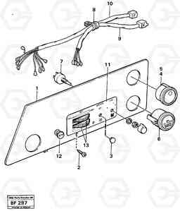 24462 Instrumentpanel, left A25B A25B, Volvo Construction Equipment