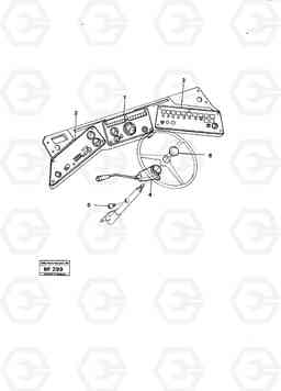 4337 Instrument panel A25B A25B, Volvo Construction Equipment