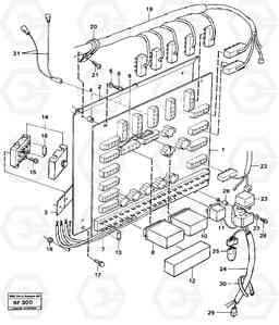 24461 Distribution box, right A25B A25B, Volvo Construction Equipment