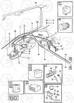 24460 Electrcal system Cab A25B A25B, Volvo Construction Equipment