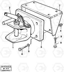 21405 Towing brace A25B A25B, Volvo Construction Equipment