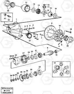 19566 Final drive A25B A25B, Volvo Construction Equipment