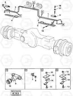 87106 Hydraulic brake system trailer 4 X 4 A25B A25B, Volvo Construction Equipment