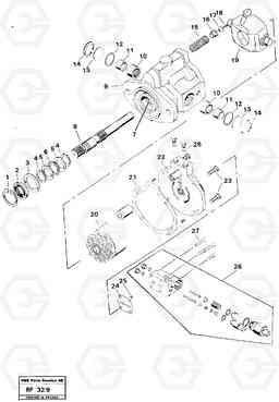 10884 Piston pump A25B A25B, Volvo Construction Equipment