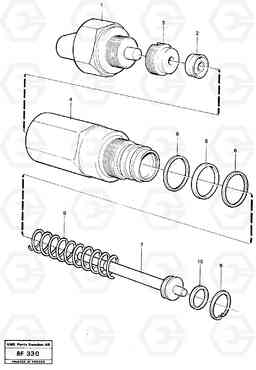 45803 Pressure sensor A25B A25B, Volvo Construction Equipment