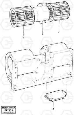 28113 Fan A25B A25B, Volvo Construction Equipment