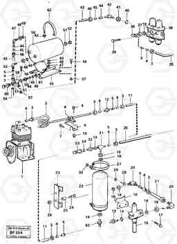 104653 Feed lines A25B A25B, Volvo Construction Equipment