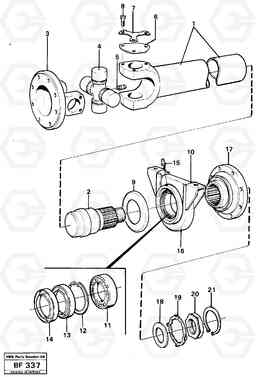 4353 Propeller shaft A25B A25B, Volvo Construction Equipment