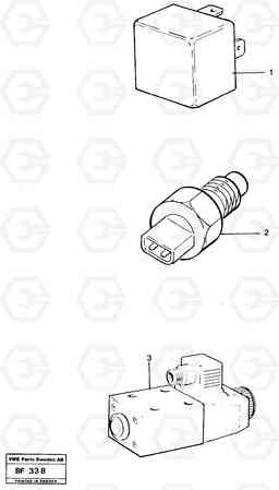 39378 Relays, sensors and solenoid valves Reference list A25B A25B, Volvo Construction Equipment