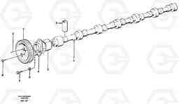 57068 Camshaft A40 VOLVO BM VOLVO BM A40 SER NO - 1151/- 60026, Volvo Construction Equipment