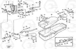 59796 Lubricating oil system A40 VOLVO BM VOLVO BM A40 SER NO - 1151/- 60026, Volvo Construction Equipment