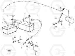 21400 Battery with assembling details A40 VOLVO BM VOLVO BM A40 SER NO - 1151/- 60026, Volvo Construction Equipment