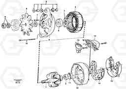 21401 Alternator A40 VOLVO BM VOLVO BM A40 SER NO - 1151/- 60026, Volvo Construction Equipment
