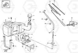 35332 Windscreen washer and wiper A40 VOLVO BM VOLVO BM A40 SER NO - 1151/- 60026, Volvo Construction Equipment