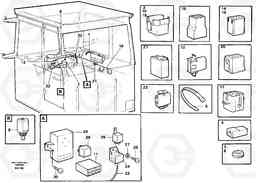 35335 Cable harnesses, cab A40 VOLVO BM VOLVO BM A40 SER NO - 1151/- 60026, Volvo Construction Equipment