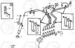 74386 Delivery pipes-injectors A40 VOLVO BM VOLVO BM A40 SER NO - 1151/- 60026, Volvo Construction Equipment