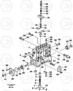 90959 Injection pump A40 VOLVO BM VOLVO BM A40 SER NO - 1151/- 60026, Volvo Construction Equipment