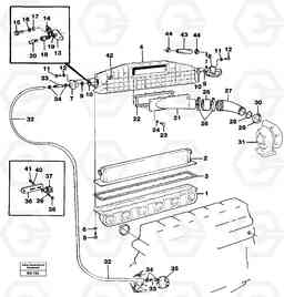 68870 Intercooler A40 VOLVO BM VOLVO BM A40 SER NO - 1151/- 60026, Volvo Construction Equipment