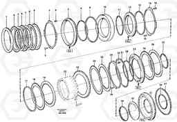 57072 Brakes, rear A40 VOLVO BM VOLVO BM A40 SER NO - 1151/- 60026, Volvo Construction Equipment