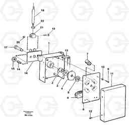 83725 Gear selector A40 VOLVO BM VOLVO BM A40 SER NO - 1151/- 60026, Volvo Construction Equipment