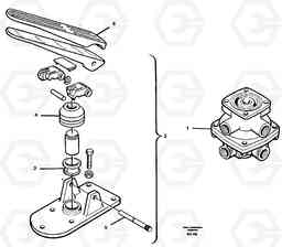 21429 Retarder pedal A40 VOLVO BM VOLVO BM A40 SER NO - 1151/- 60026, Volvo Construction Equipment