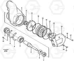 21396 Water pump A40 VOLVO BM VOLVO BM A40 SER NO - 1151/- 60026, Volvo Construction Equipment