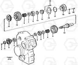 45282 Upper shaft A40 VOLVO BM VOLVO BM A40 SER NO - 1151/- 60026, Volvo Construction Equipment