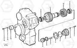 45283 Intermediate shaft A40 VOLVO BM VOLVO BM A40 SER NO - 1151/- 60026, Volvo Construction Equipment