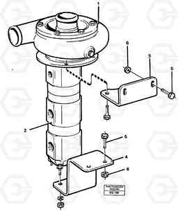 13978 Water pump, secondary A40 VOLVO BM VOLVO BM A40 SER NO - 1151/- 60026, Volvo Construction Equipment