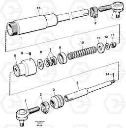 51335 Drag rod A40 VOLVO BM VOLVO BM A40 SER NO - 1151/- 60026, Volvo Construction Equipment