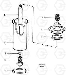 28450 Oil filter A40 VOLVO BM VOLVO BM A40 SER NO - 1151/- 60026, Volvo Construction Equipment