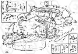 84045 Steering system, pipes and hoses A40 VOLVO BM VOLVO BM A40 SER NO - 1151/- 60026, Volvo Construction Equipment