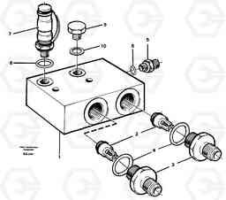 99696 Valve housing A40 VOLVO BM VOLVO BM A40 SER NO - 1151/- 60026, Volvo Construction Equipment