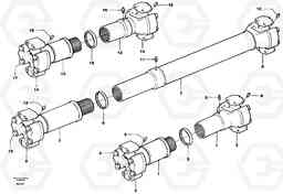 21433 Propeller shaft A40 VOLVO BM VOLVO BM A40 SER NO - 1151/- 60026, Volvo Construction Equipment