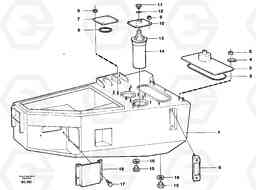 89439 Hydraulic oil tank A40 VOLVO BM VOLVO BM A40 SER NO - 1151/- 60026, Volvo Construction Equipment