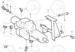 19870 Tip valve with fitting parts A40 VOLVO BM VOLVO BM A40 SER NO - 1151/- 60026, Volvo Construction Equipment