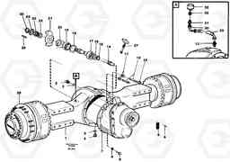 24180 Planetary axle 1, load unit A40 VOLVO BM VOLVO BM A40 SER NO - 1151/- 60026, Volvo Construction Equipment